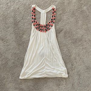 Beaded tank top